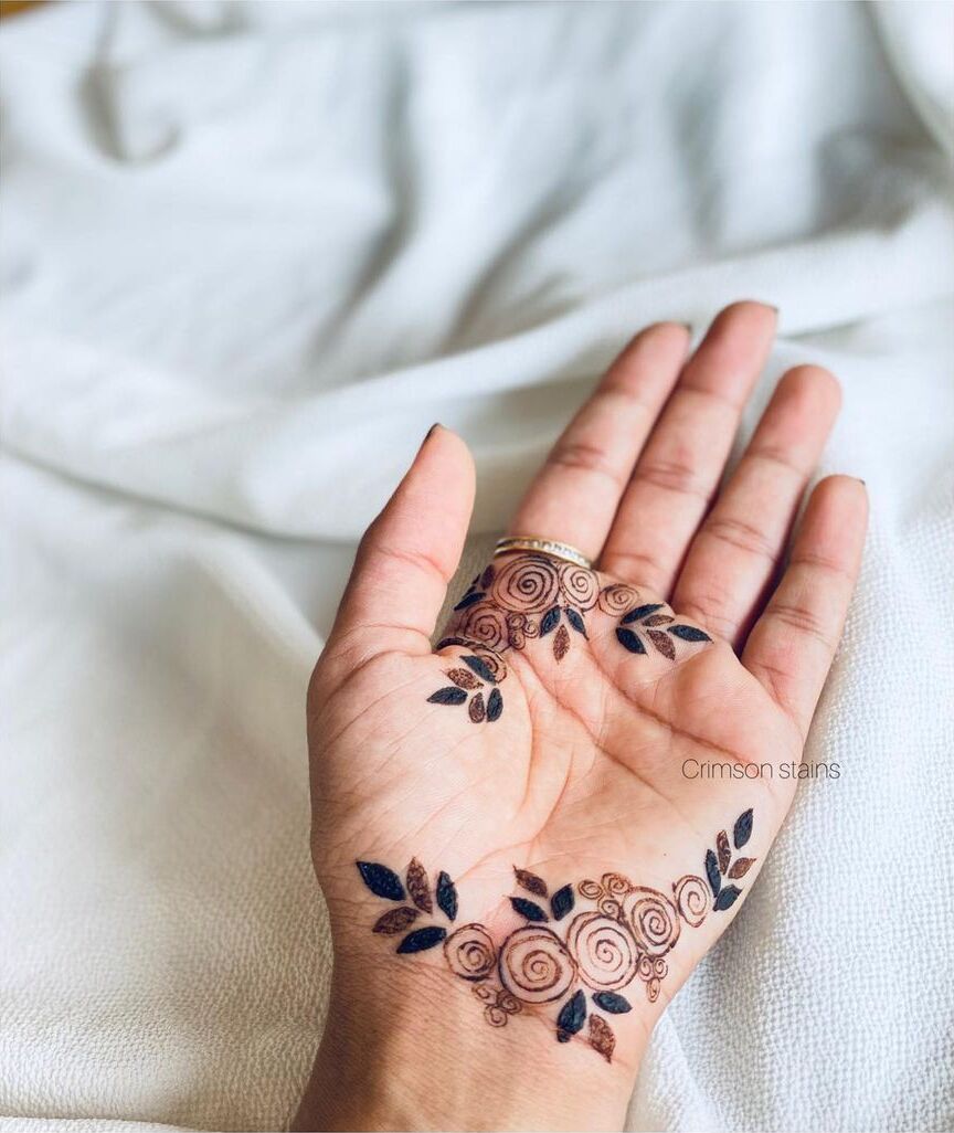 70 Minimal Henna Designs : Small Moons I Take You | Wedding Readings |  Wedding Ideas | Wedding Dresses | Wedding Theme