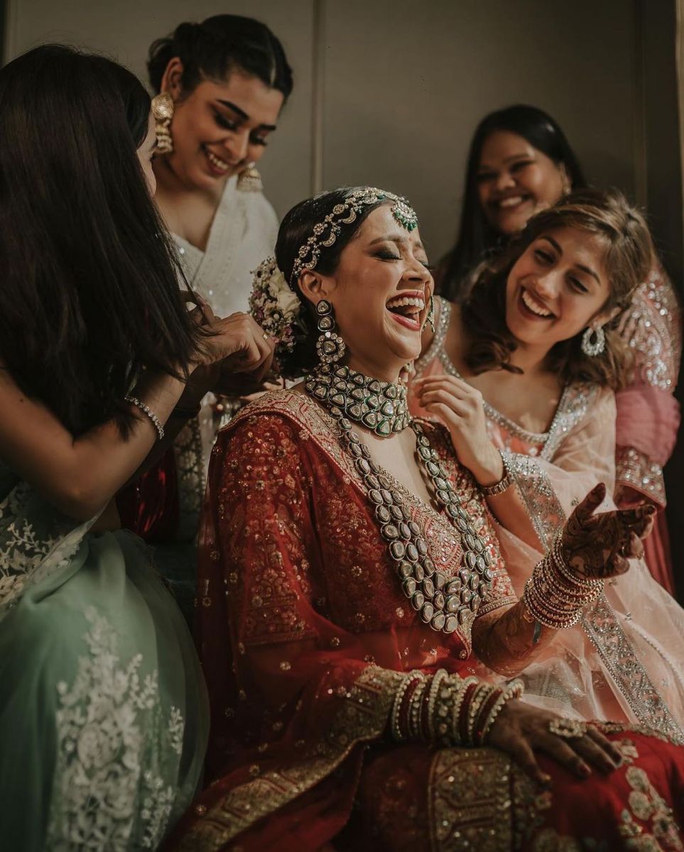 Make way for the Queen… Meet @shivangi.11 ther beautiful gorgeous bride ,  who took her bridal look and styling to another level . This… | Instagram