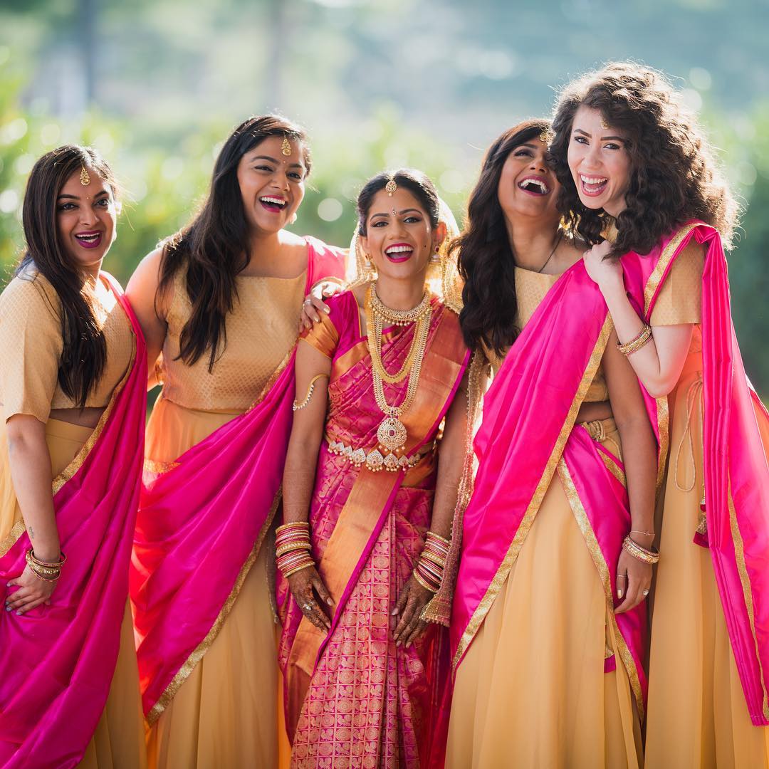 Brides & Their Sisters Who Coordinated Their Outfits & How! | Bride, Bride  sister, Stylish wedding