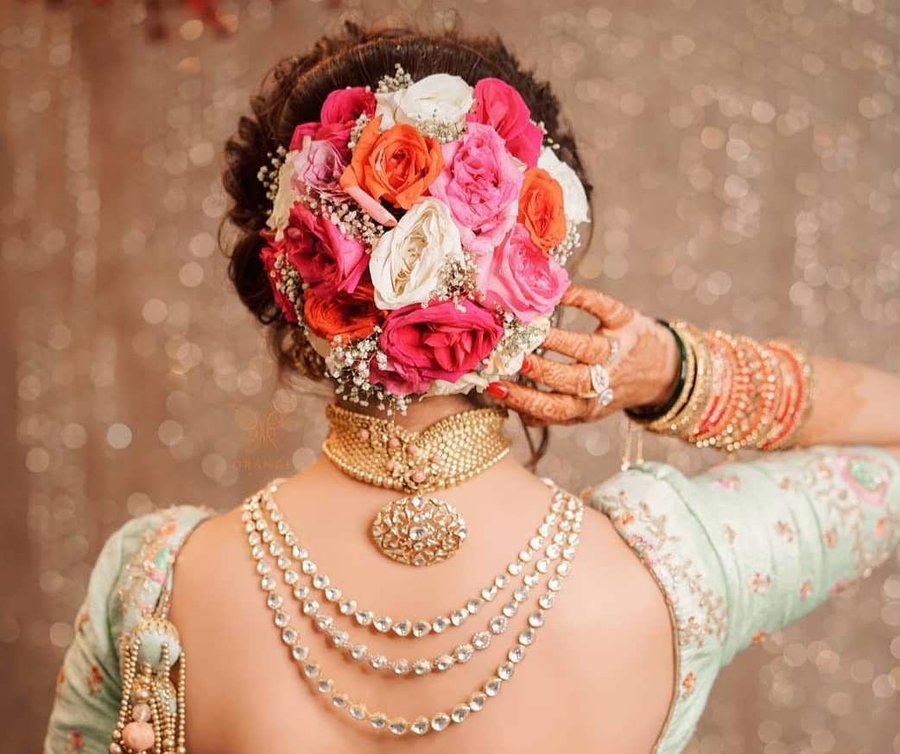 Fancy Bridal Hairstyle | Arabia Weddings