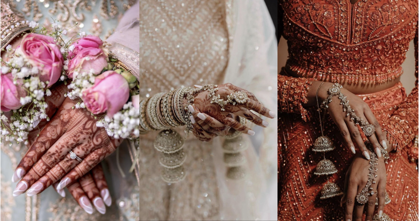 30 Bridal Manicure Designs That Are Perfect for 2022 Weddings |  WeddingBazaar